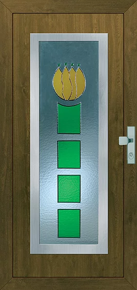Gava 701 goldene Eiche, glasmalerei Tulip, Metallanwendung